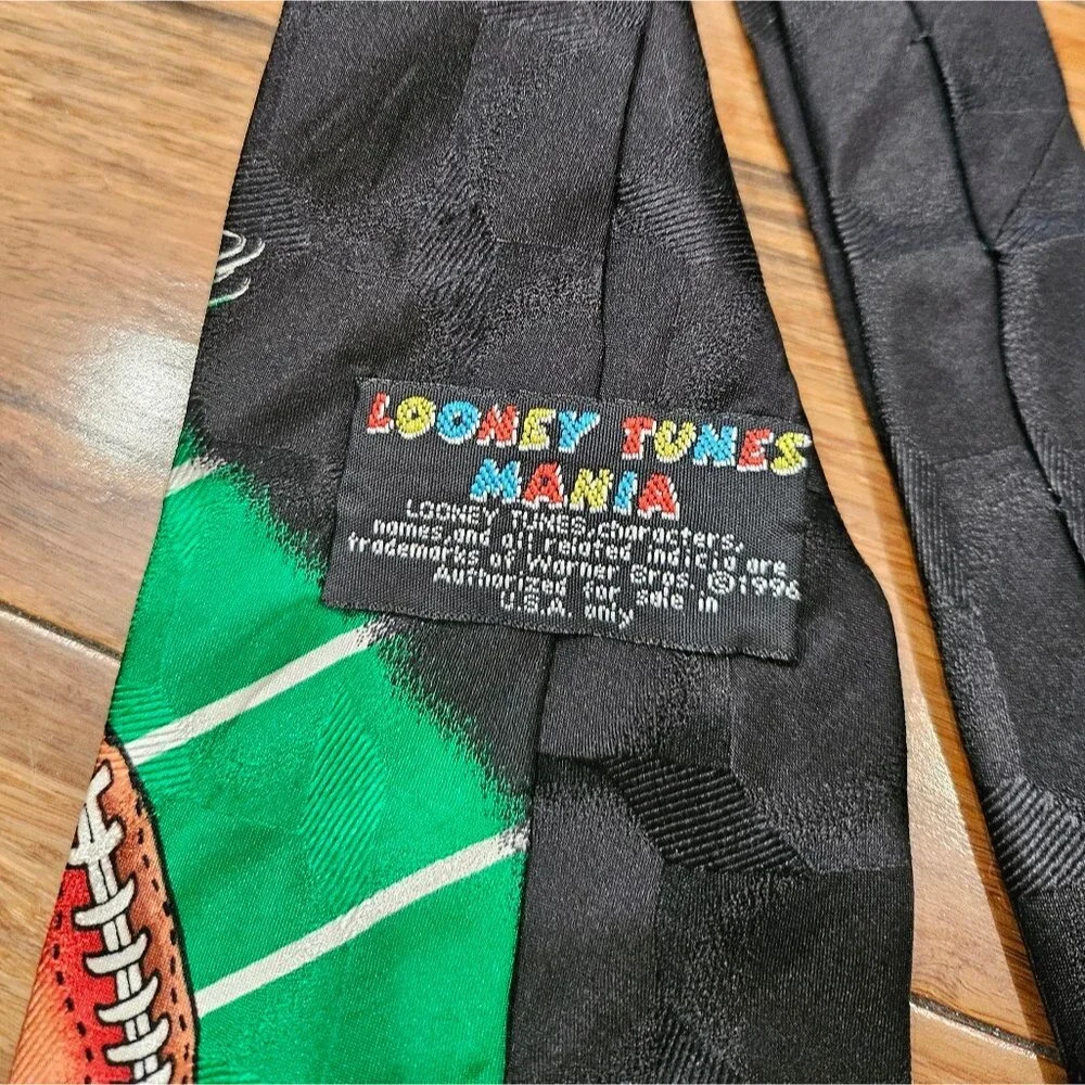 Vintage Looney Tunes 100% Silk Novelty Tie Bundle x 2 | Mens Professional Wear